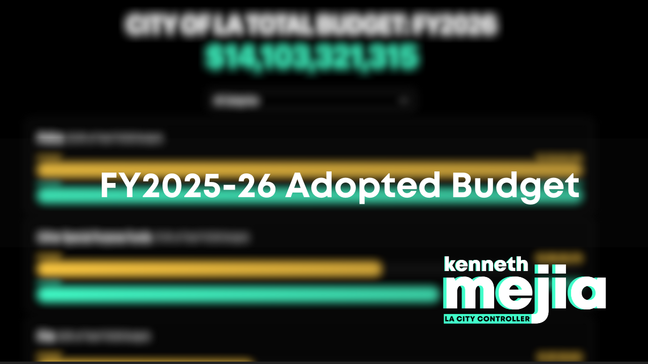 FY2025-26 Adoped Budget